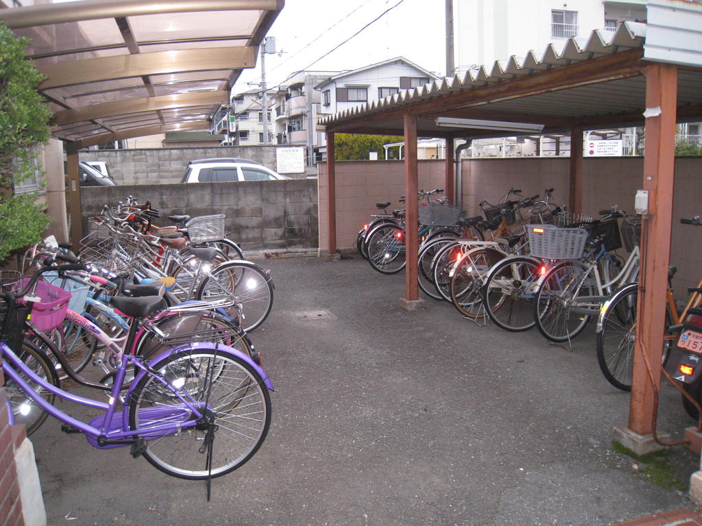 Other common areas. Is a bicycle parking lot