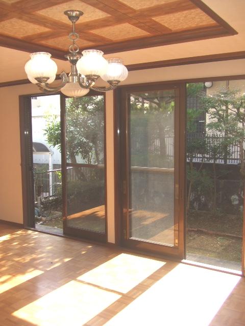 Living. Spacious living room of a view of the garden from the living room