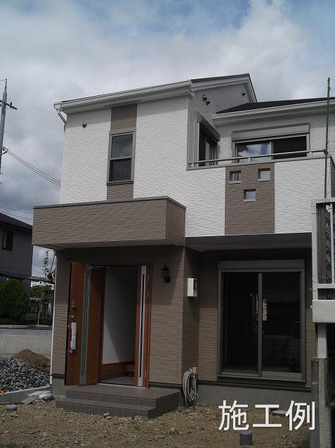 Building plan example (exterior photos). This appearance construction cases