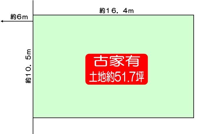 Compartment figure. Land price 32,800,000 yen, Land area 170.92 sq m