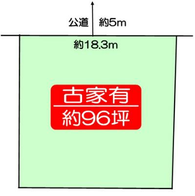 Compartment figure. Land price 59,800,000 yen, Land area 317.38 sq m