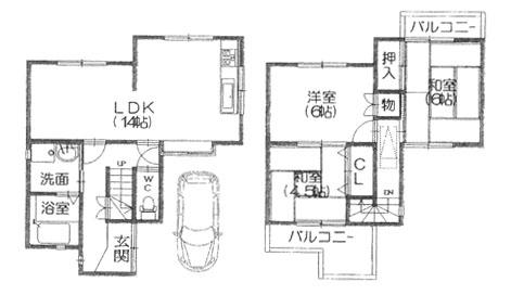 Floor plan. 28,900,000 yen, 3LDK, Land area 76.44 sq m , Building area 74.52 sq m