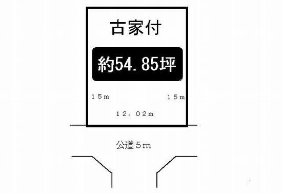 Compartment figure. Land price 23.8 million yen, Land area 181.34 sq m