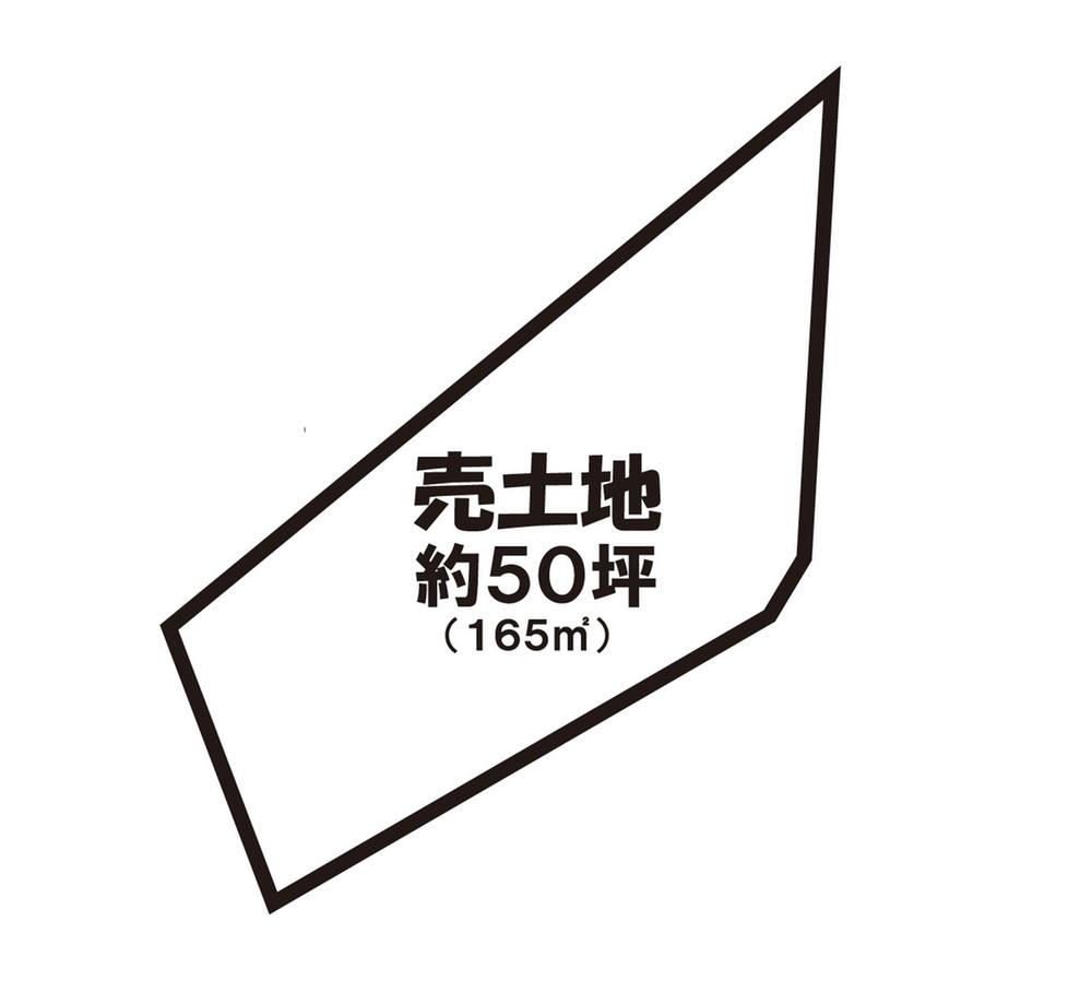 Compartment figure. Land price 2.5 million yen, Land area 165 sq m