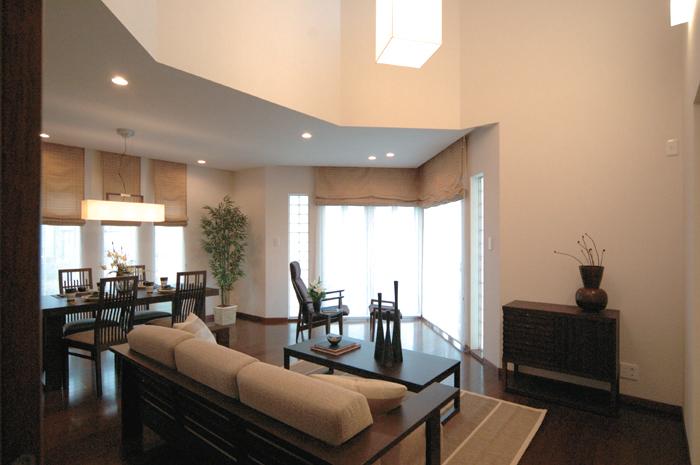 Building plan example (introspection photo). Building plan example Warm floor heating in the LDK, Winter warm summer to all of the living room a cool Low-E double-glazing