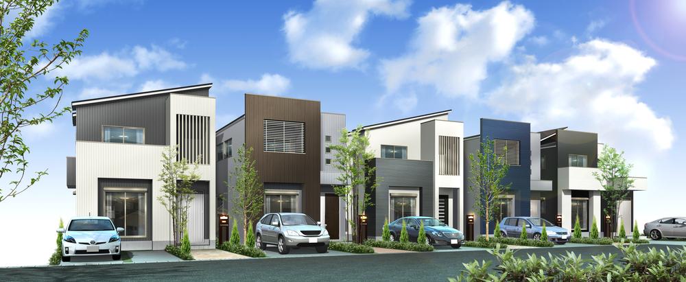 Building plan example (Perth ・ appearance). Building plan example (No. 1 place) building price 14.8 million yen, Building area 99.37  sq m