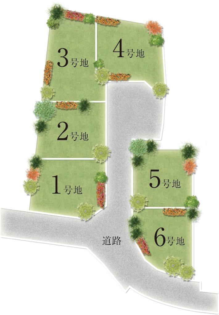 The entire compartment Figure. Uji ・ Premium Street District is the birth of the limited 6 compartment in the morning mist Bridge area. 