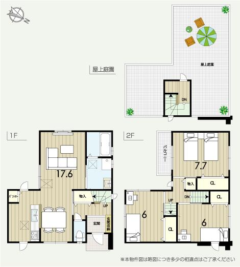 Floor plan. (B No. land), Price 27,756,000 yen, 3LDK, Land area 94.35 sq m , Building area 93.48 sq m