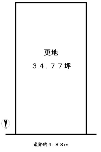 Compartment figure. Land price 13.8 million yen, Land area 114.97 sq m