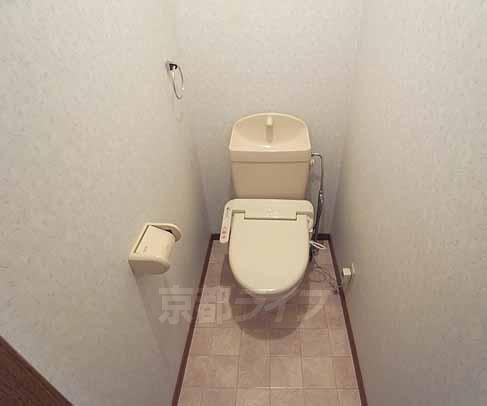 Toilet. Toilet is with a bidet.