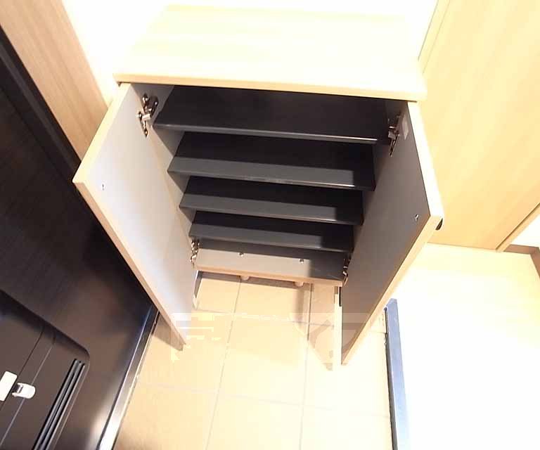 Receipt. Entrance is next to the storage.