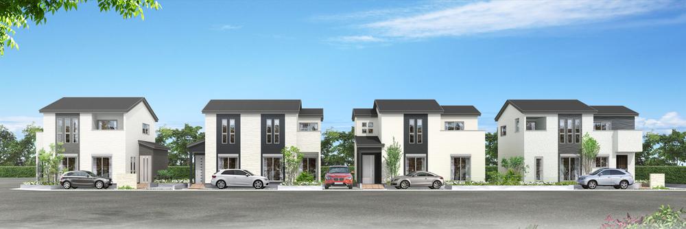 Building plan example (Perth ・ appearance). Building plan example