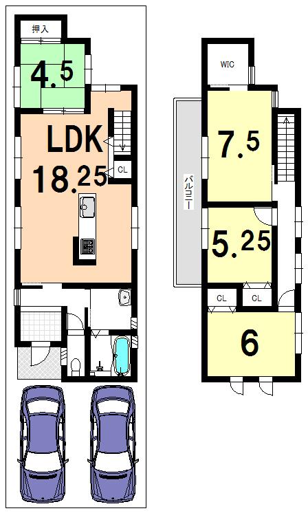 Building plan example (floor plan). Building plan example ( Issue land) Building Price      Ten thousand yen, Building area    sq m
