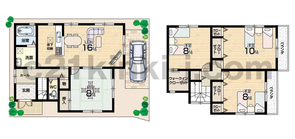 Floor plan. (No. 10 locations), Price 22 million yen, 4LDK, Land area 100.71 sq m , Building area 115.02 sq m