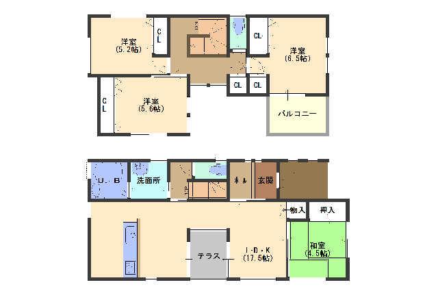 Other. 4LDK + is Tsuboniwa of plan. Because it is a free design support, What is the house of the ideal. 