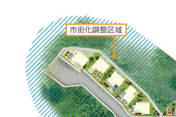 Other. Area adjacent to the east and south side of the subdivision is the urbanization control area. Since the building is not built without permission, Lush environment is preserved.