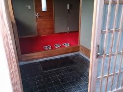Entrance. The wide entrance there is also a large cupboard, It fits cleaner.