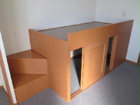 Living and room. bed