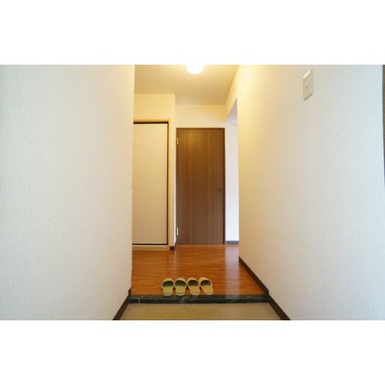Entrance. It comes with a shoebox