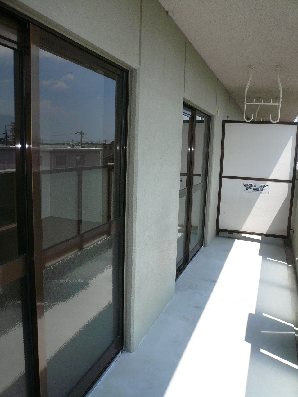 Balcony. Reference photograph, Same building another room