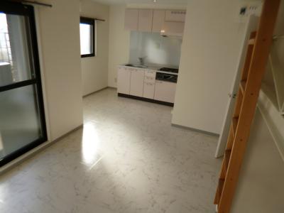 Living and room. Vinyl flooring