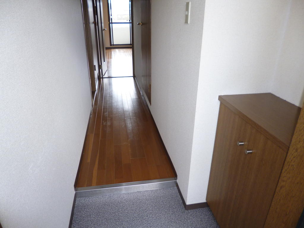 Entrance. With cupboard