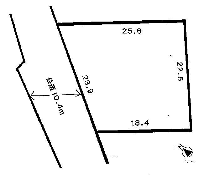 Compartment figure. Land price 18 million yen, Land area 497 sq m