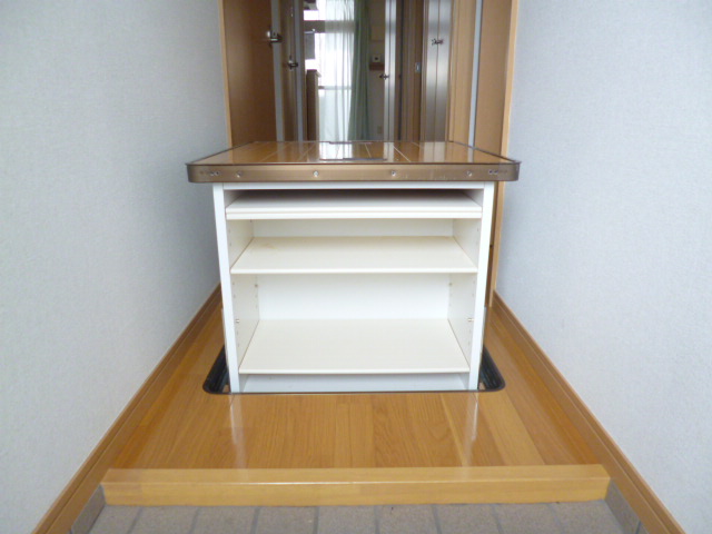 Receipt. Underfloor storage of surprise