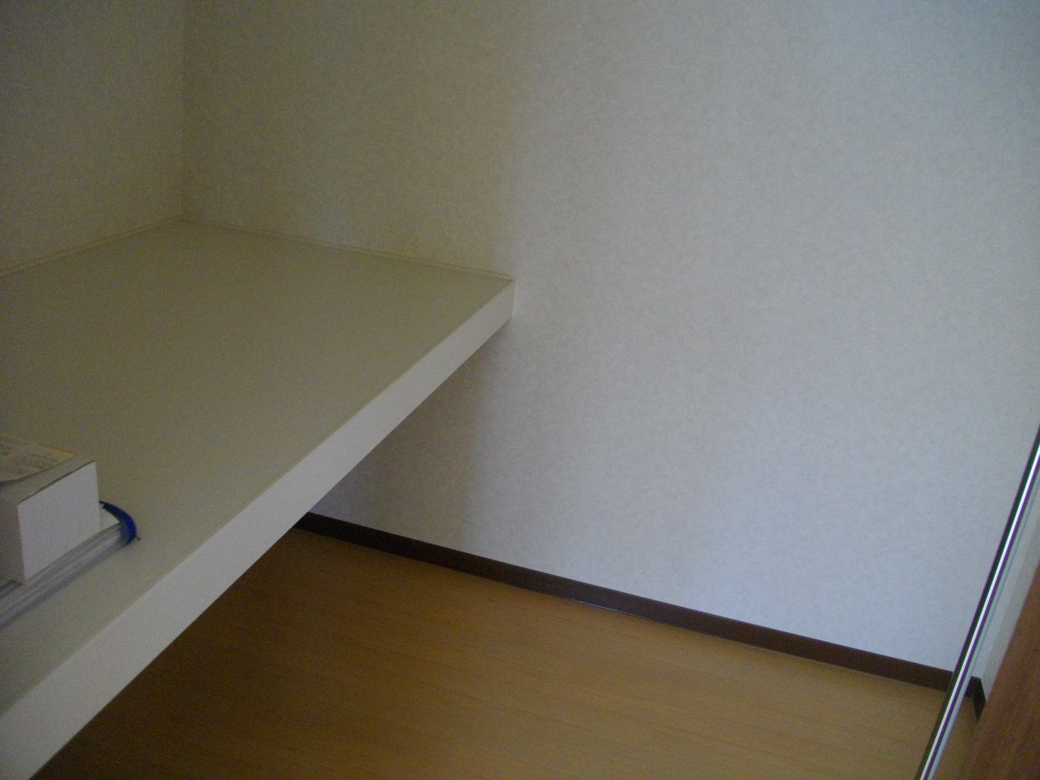 Receipt. Spacious walk-in closet You can store plenty