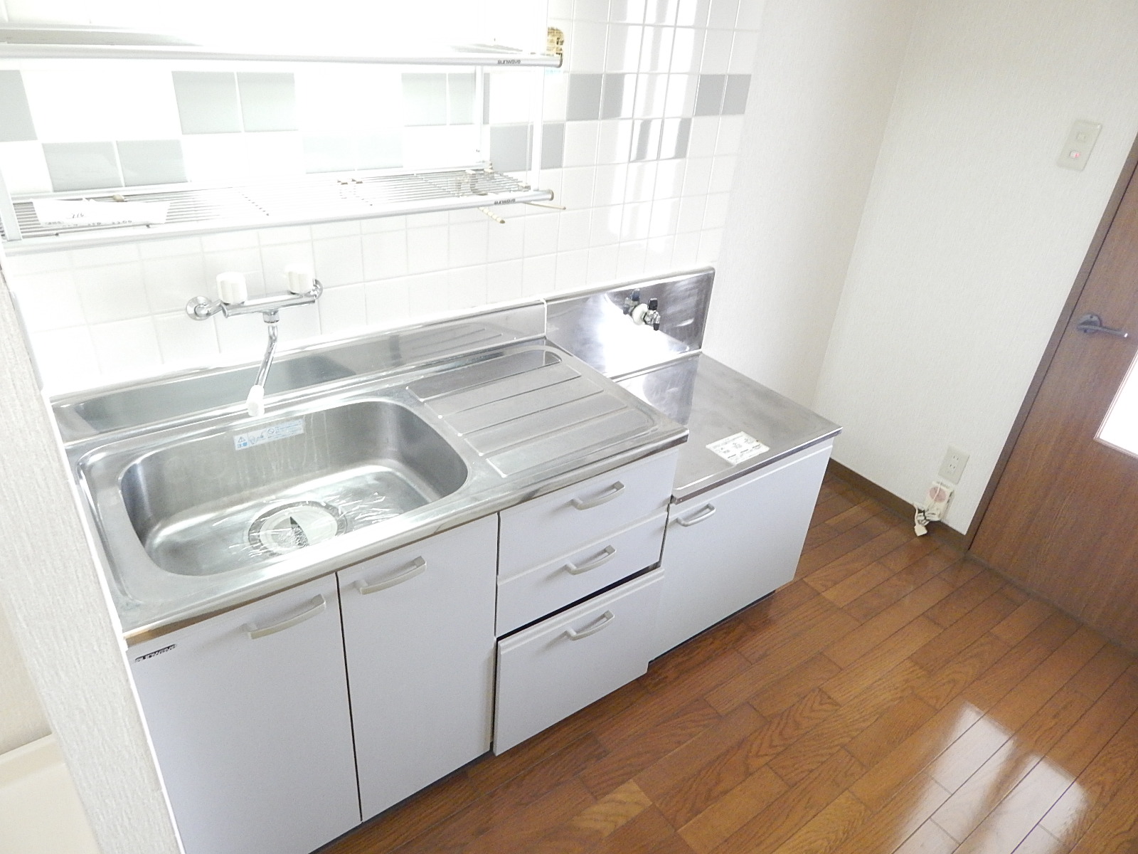 Kitchen. Put the two-burner stove