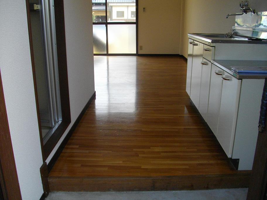 Living and room. Kitchen before