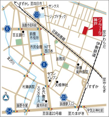Local guide map