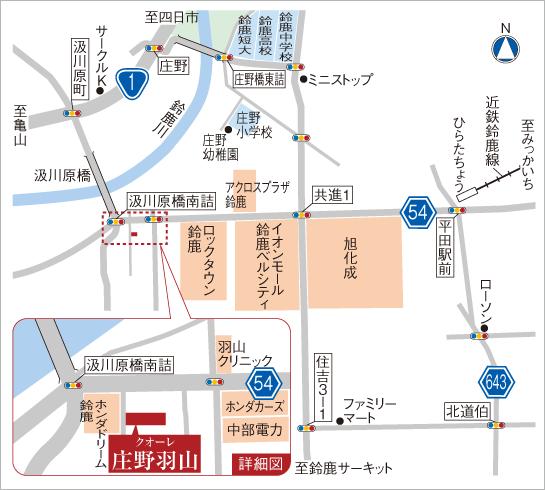 Local guide map
