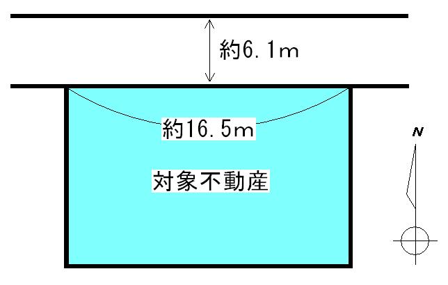 Compartment figure. Land price 6.8 million yen, Land area 168 sq m