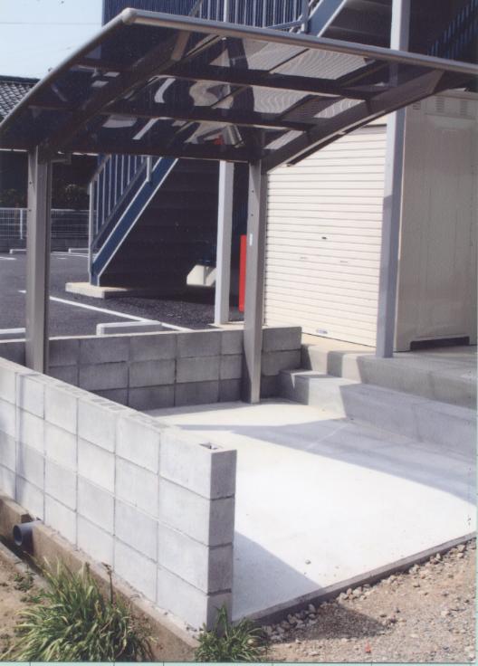 Other common areas. Bicycle shed