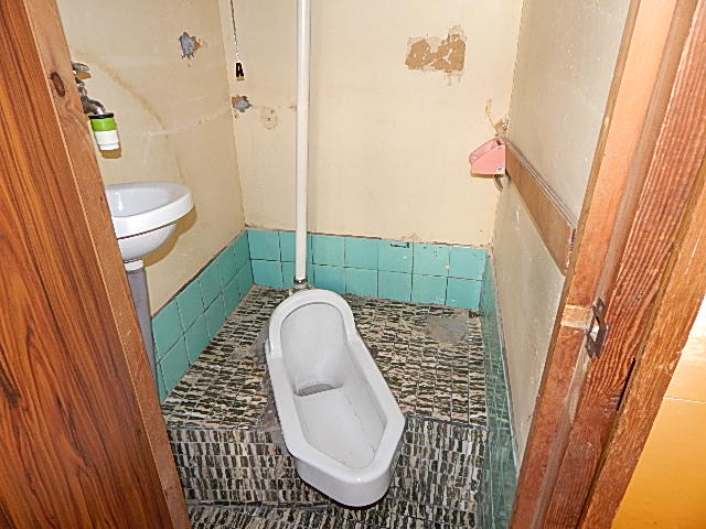 Toilet. Bright and easy to enter