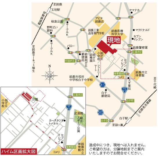 Local guide map. Information map