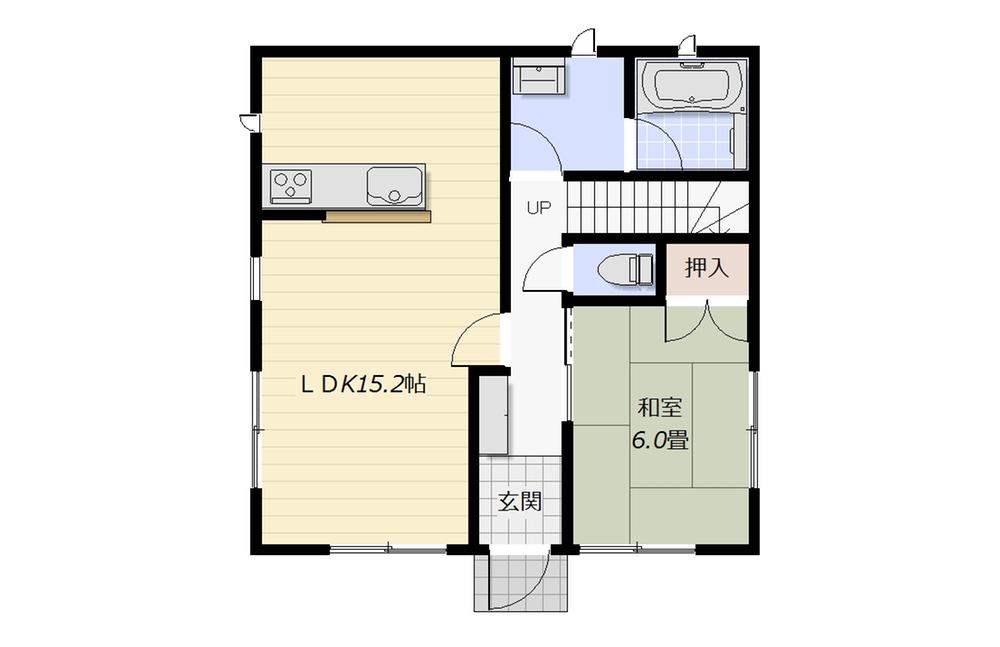 Floor plan. 18.9 million yen, 4LDK, Land area 166.55 sq m , Building area 98.01 sq m south entrance independent Japanese-style plan!