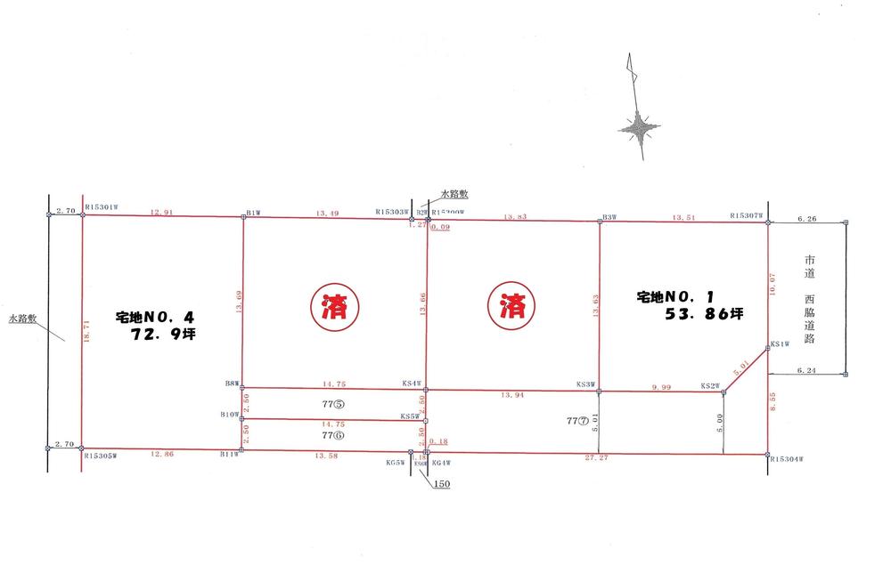 Compartment figure. Land price 8.2 million yen, Land area 241.01 sq m