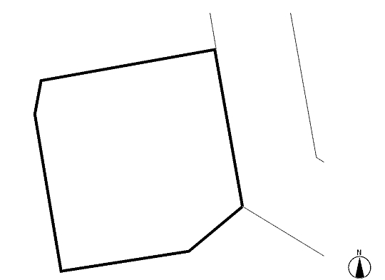 Compartment figure. Land price 3.5 million yen, Land area 257 sq m