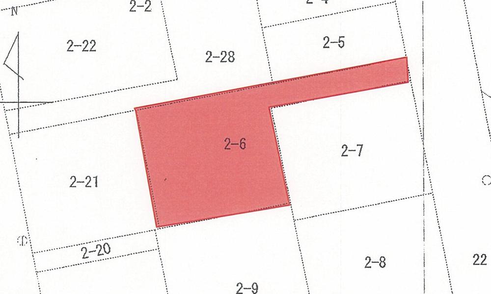 Compartment figure. Land price 4 million yen, Land area 342.87 sq m