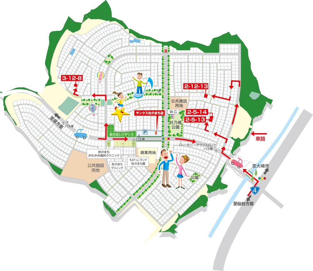 Local guide map. Please contact us feel free of