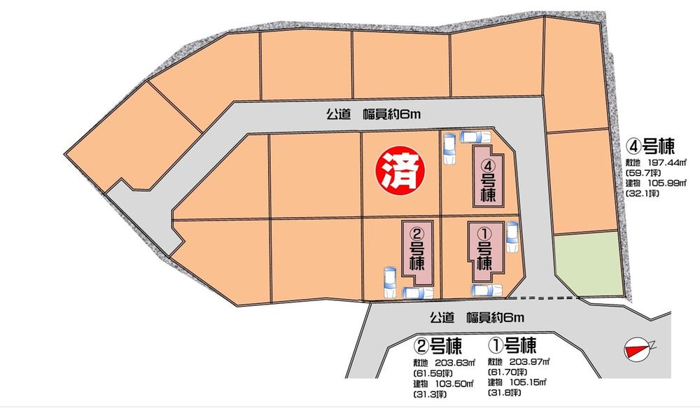 The entire compartment Figure. All three buildings compartment view
