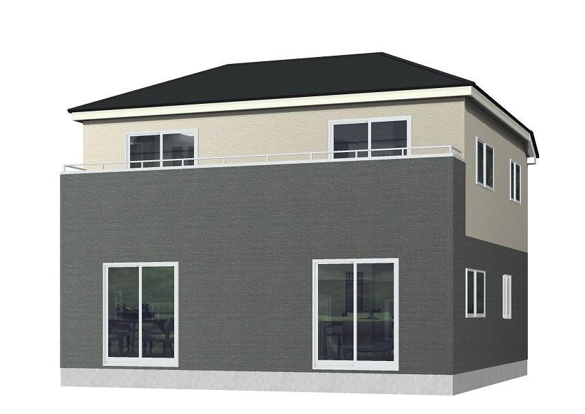 Rendering (appearance). (21 Building) southeast side Rendering