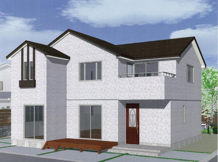 Building plan example (Perth ・ appearance). Building plan example