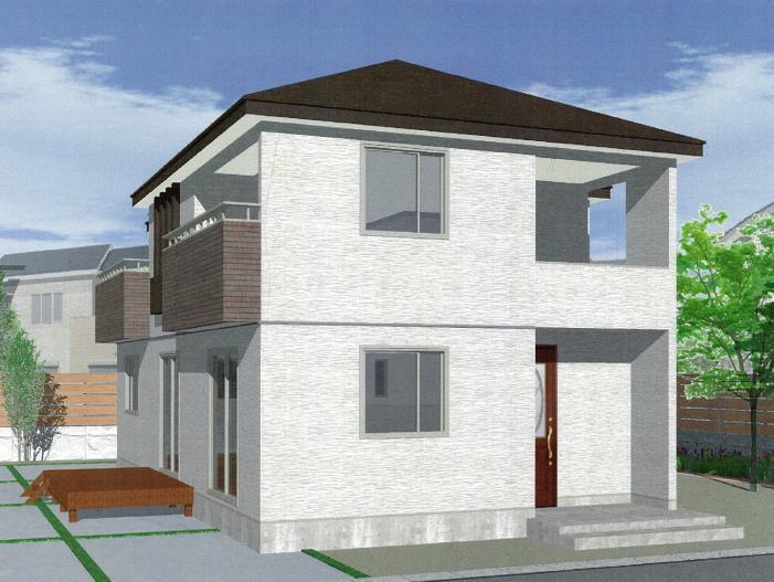 Building plan example (Perth ・ appearance). Building plan example