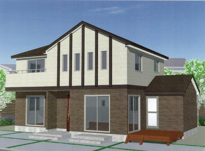 Building plan example (Perth ・ appearance). Building plan example