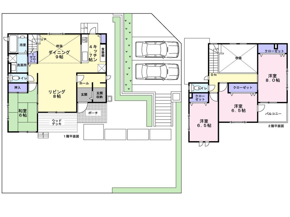 Building plan example (floor plan). Building plan example
