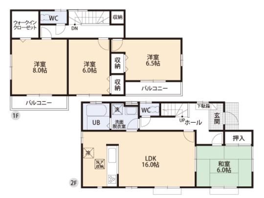 Floor plan. 25,300,000 yen, 3LDK, Land area 248.87 sq m , Building area 105.99 sq m floor plan