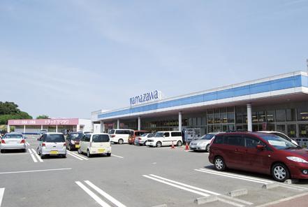 Supermarket. 1000m until Yamazawa Medeshima shop